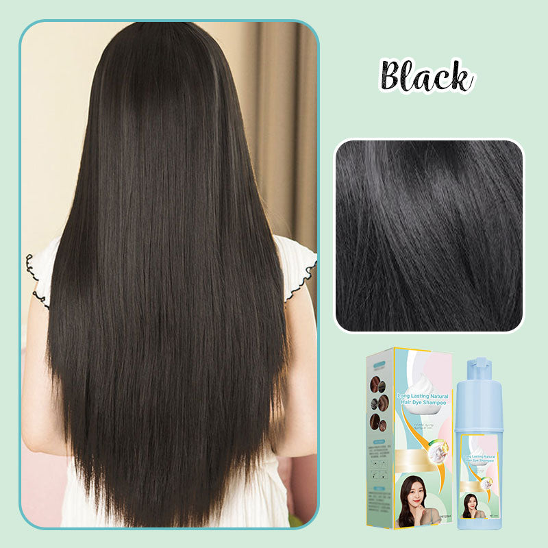 Pitkäaikainen luonnollinen hiusväriaineen shampoo