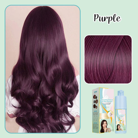 Pitkäaikainen luonnollinen hiusväriaineen shampoo