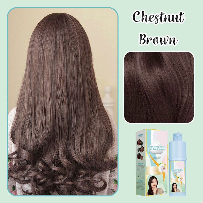Pitkäaikainen luonnollinen hiusväriaineen shampoo