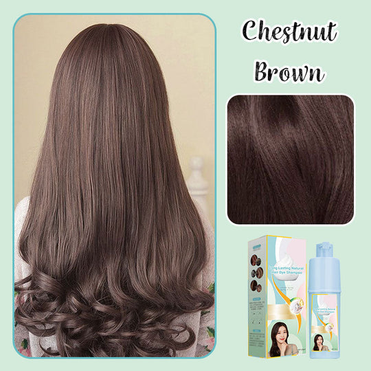 Pitkäaikainen luonnollinen hiusväriaineen shampoo