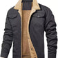 Men’s Retro Western Winter Fleece Jacket — Aztec Pattern, Sherpa Collar, Reinforced Pockets & Wind-Resistant Shell 🤠