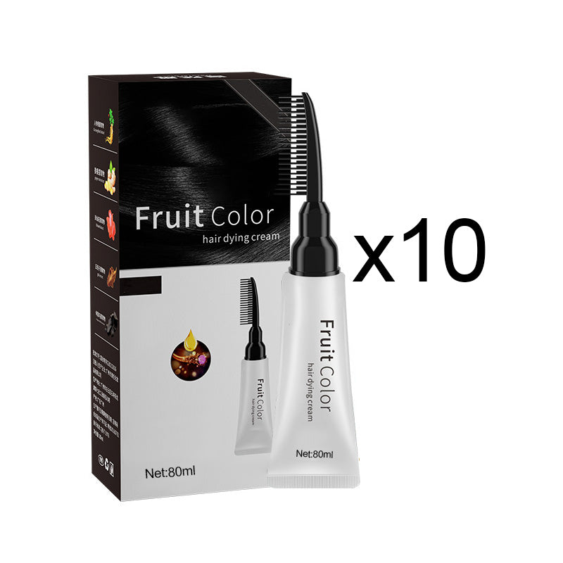 🎅Tidiga julrea - 50% rabatt🎄Hårfärgningskräm med växtextrakt och kam