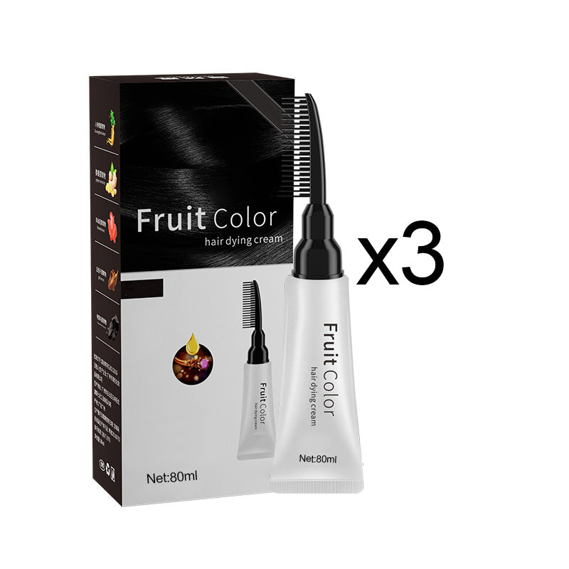 🎅Tidiga julrea - 50% rabatt🎄Hårfärgningskräm med växtextrakt och kam