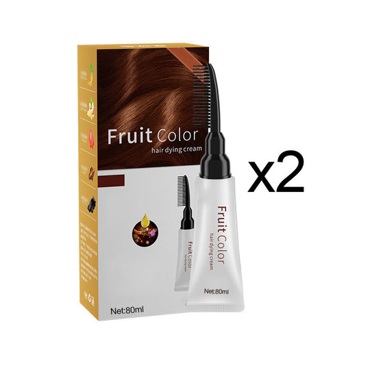 🎅Tidiga julrea - 50% rabatt🎄Hårfärgningskräm med växtextrakt och kam