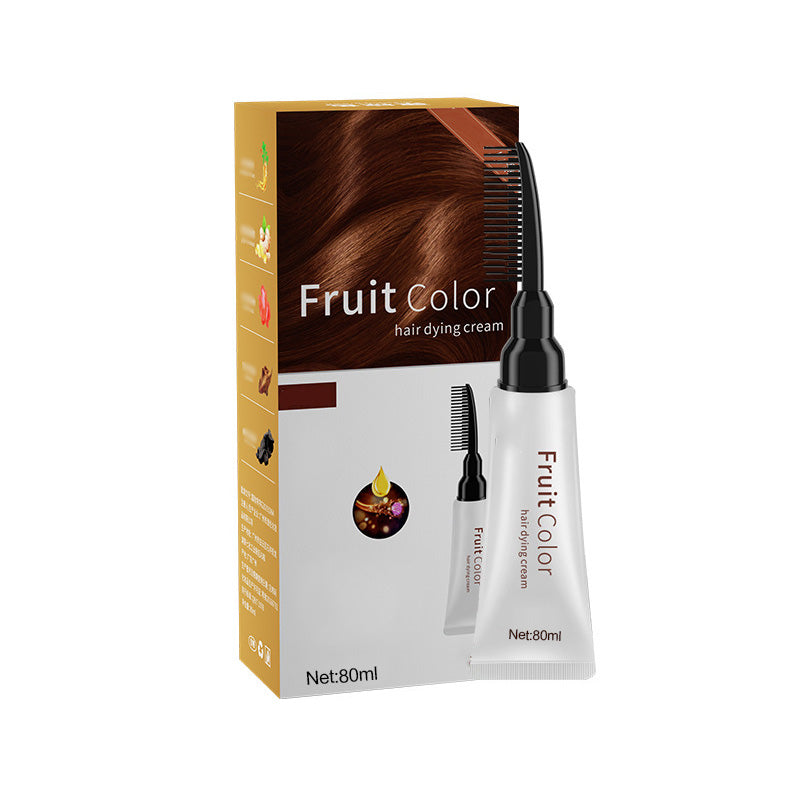 🎅Tidiga julrea - 50% rabatt🎄Hårfärgningskräm med växtextrakt och kam