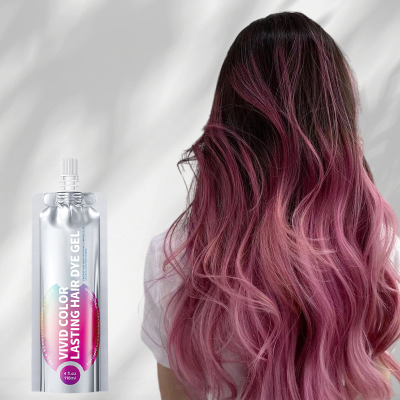 💥Soldes à -50%💥Gel colorant pour cheveux couleur vive longue durée