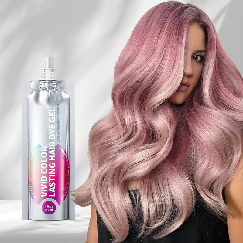 💥Soldes à -50%💥Gel colorant pour cheveux couleur vive longue durée