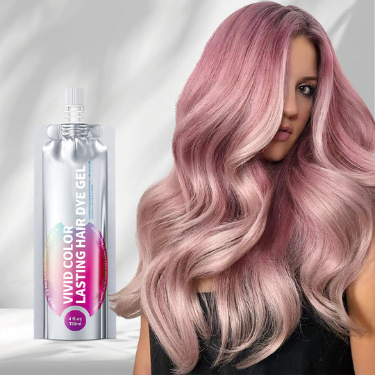 💥Soldes à -50%💥Gel colorant pour cheveux couleur vive longue durée