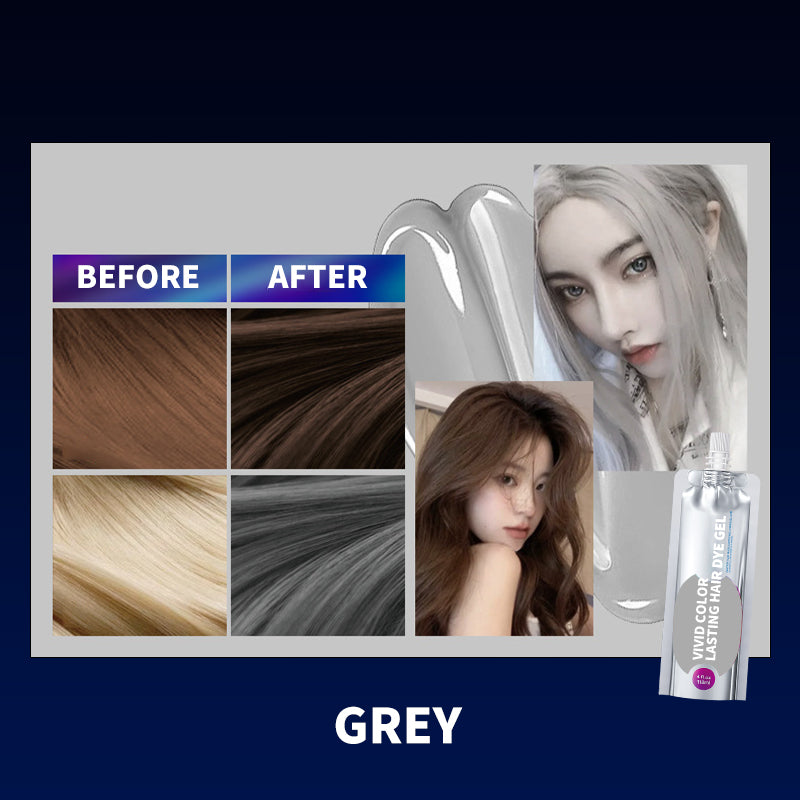 💥Soldes à -50%💥Gel colorant pour cheveux couleur vive longue durée
