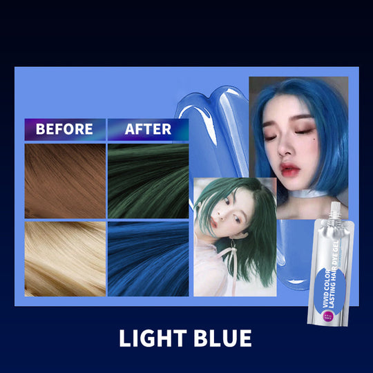 💥Soldes à -50%💥Gel colorant pour cheveux couleur vive longue durée