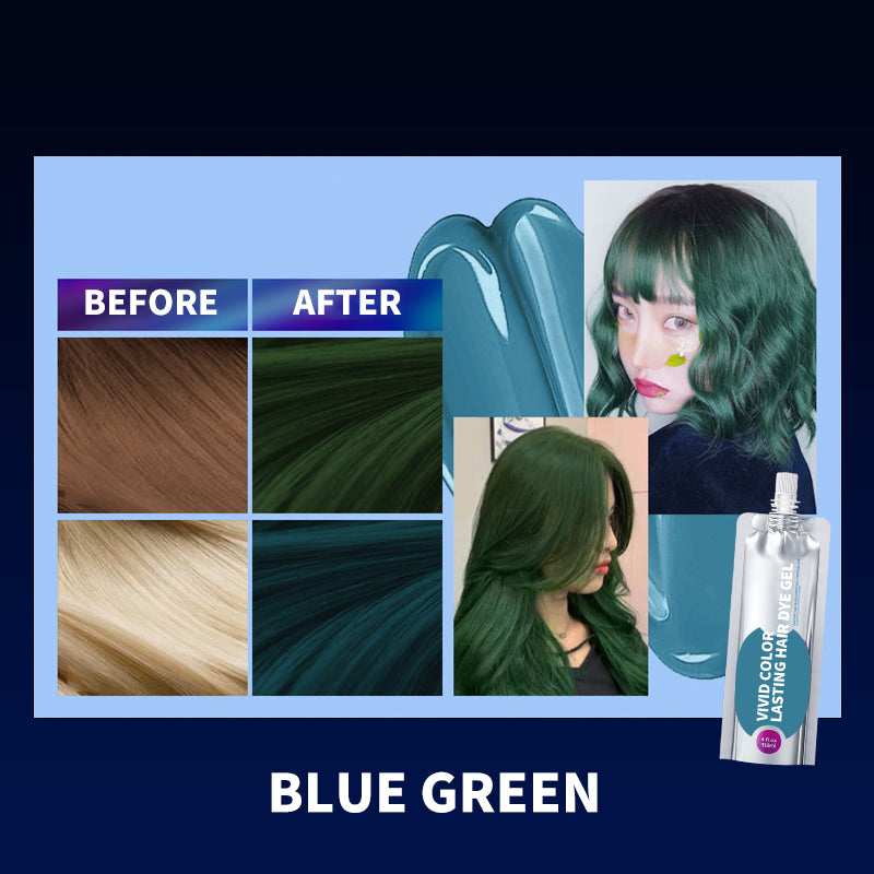 💥Soldes à -50%💥Gel colorant pour cheveux couleur vive longue durée