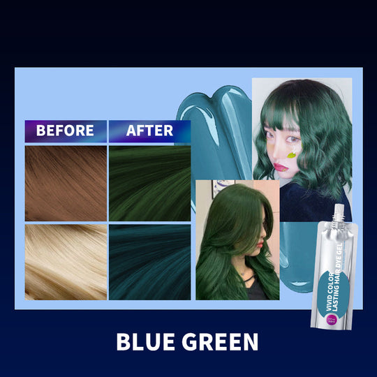 💥Soldes à -50%💥Gel colorant pour cheveux couleur vive longue durée