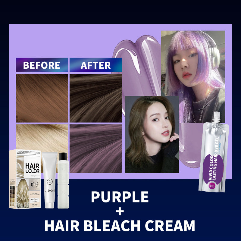 💥Soldes à -50%💥Gel colorant pour cheveux couleur vive longue durée