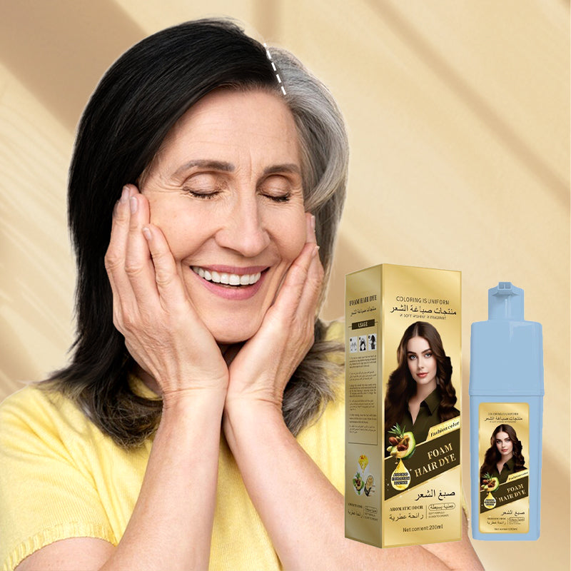 🔥Offre spéciale : 50 % de réduction🎁Shampoing hydratant colorant pour cheveux gris