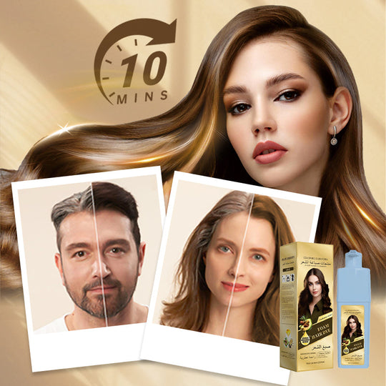 🔥Hot Sale-50% RABAT🎁Fugtgivende hårfarveshampoo til gråt hår