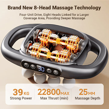 🔥2025 Hot Sale🔥 💆‍♀️16-Drive 8-Head Massage Gun Set - Professional Deep Tissue Massager for Ultimate Relaxation