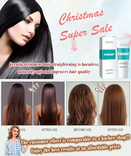 🔥50 % RABATT🔥Keratinbehandling hårrettingskrem