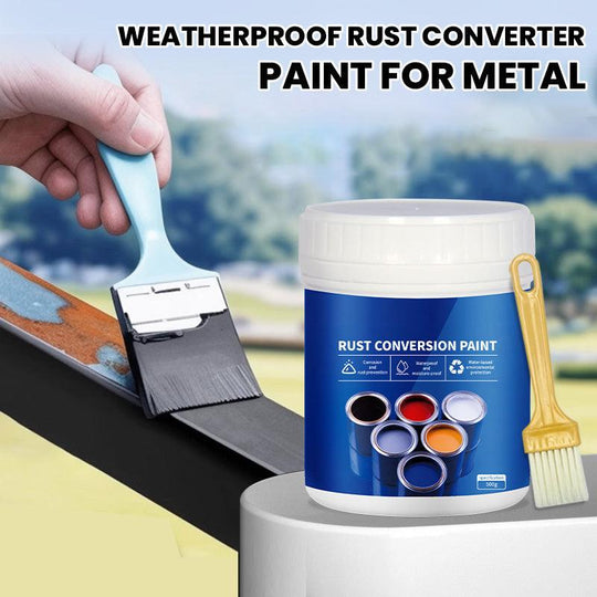 ⏳Limited-time 50% off⏰Weatherproof Rust Converter Paint for Metal🎨