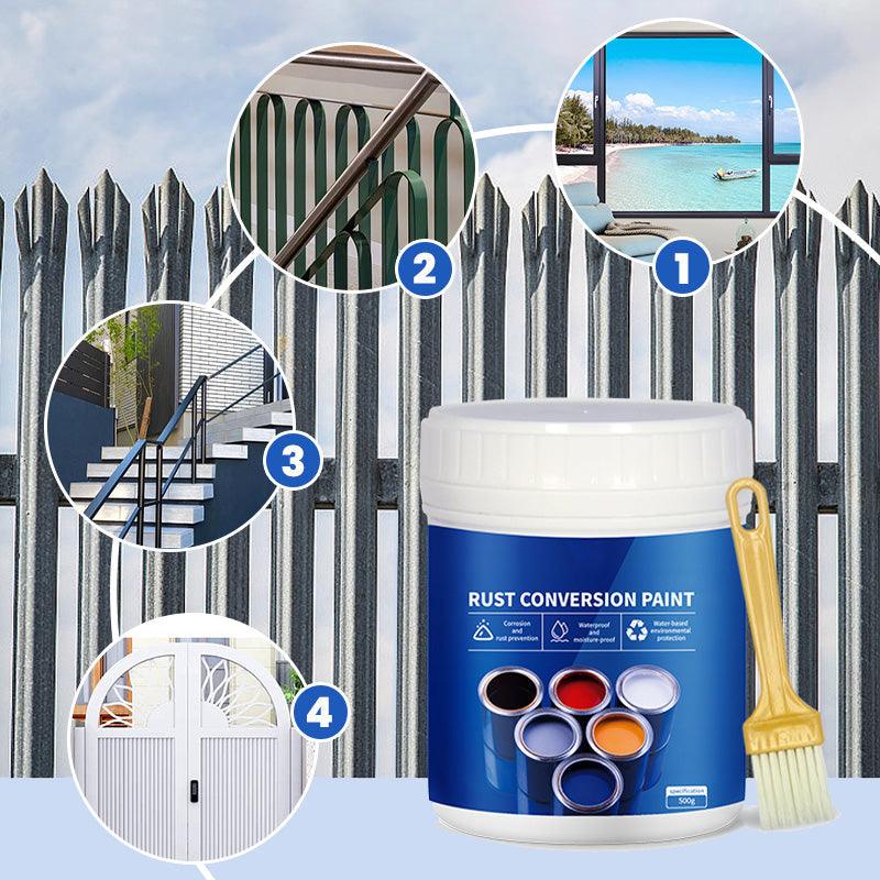 ⏳Limited-time 50% off⏰Weatherproof Rust Converter Paint for Metal🎨