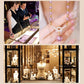 High-grade Purple Full Diamond Beads Necklace（50% OFF） - Luxurious & Versatile for Every Occasion
