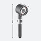 Home Essential Multi Functional High Pressure Shower, 3-Speed Massage, One-Touch Water Stop, Universal Interface, Stainless Steel Panel, Hose Holder & Filter Element