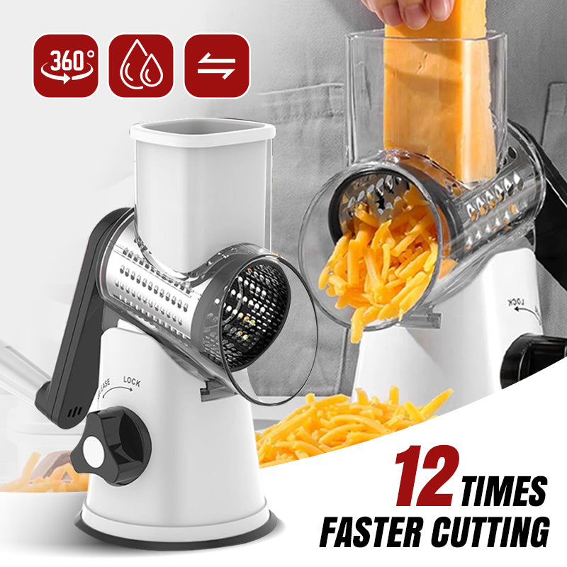 🔥2025 Kitchen Sale🔥Multifunctional Manual Rotary Grater & Chopper 🚀🥕