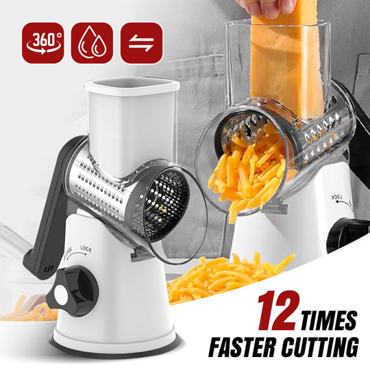 🔥2025 Kitchen Sale🔥Multifunctional Manual Rotary Grater & Chopper 🚀🥕