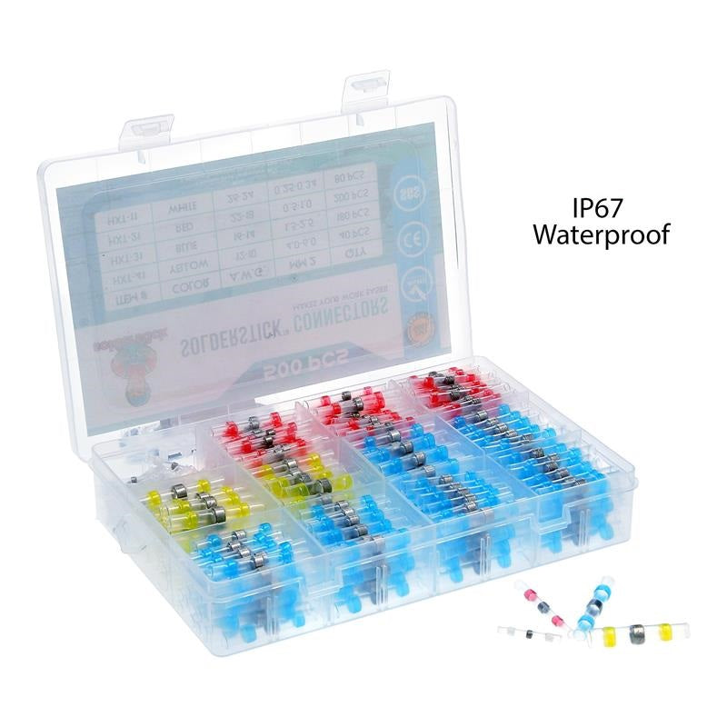 ⏰Solderstick Waterproof Solder Wire Connector Kit – IP67 Rated, No Tools Needed & Ready in Seconds