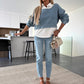 🔥 Women's Denim Two-Piece Set – Long Sleeve Jacket & High Waist Pants, Casual Streetwear Outfit 👖✨