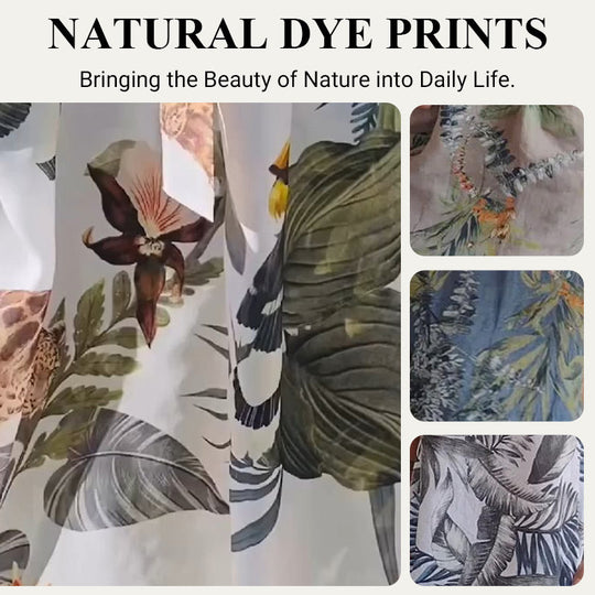 🌸Offerte speciali di primavera🌸 Abito casual stampato con tasche