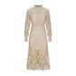 🔥【Gatsby Glam】Vintage Lace Hollow-Out Dress 🔥 | Stretchable Vintage Lace | Light-Catching Pearl Threads