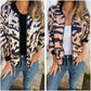 🔥50% OFF🔥Women's Fall Zebra Print Zipper Bomber Jacket - Bold and Stylish! 🌟