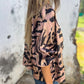 🔥50% OFF🔥Women's Fall Zebra Print Zipper Bomber Jacket - Bold and Stylish! 🌟
