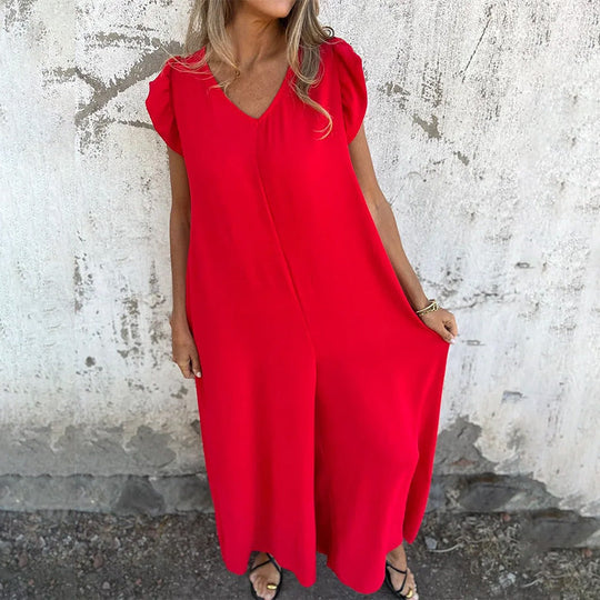 🔥Cosa dovrei indossare domani?✨Maglione da donna con scollo a V e stampa leopardata & Tuta solida