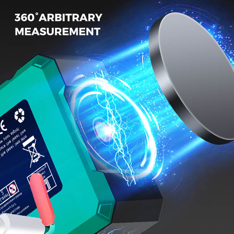 ⚡Pro 3-in-1 Magnetic Digital Angle Finder + Laser, Auto-Rotate Display, ±0.1° Precision, Strong 4-Side Magnets for Table Saws & Woodworking
