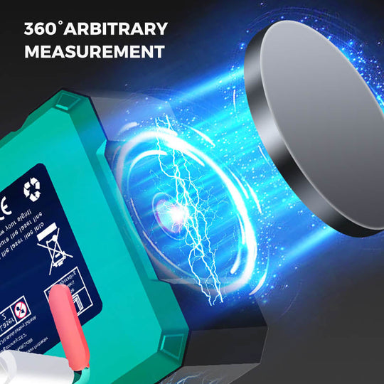 ⚡Pro 3-in-1 Magnetic Digital Angle Finder + Laser, Auto-Rotate Display, ±0.1° Precision, Strong 4-Side Magnets for Table Saws & Woodworking