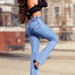 🌸Retro Chic🌸Stretch Flare Jeans With A High Waist - Perfect for Spring!