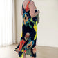 🌸【Anti-Static Magic】Elegant Soft Sleeveless Floral Flowy Dress 🌸 | Weighted Hem Technology | 360° Flutter Skirt