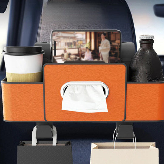 🚗Borsa portaoggetti impermeabile multifunzionale per sedile posteriore dell'auto - Massimizza lo spazio & Mantieni la tua auto organizzata