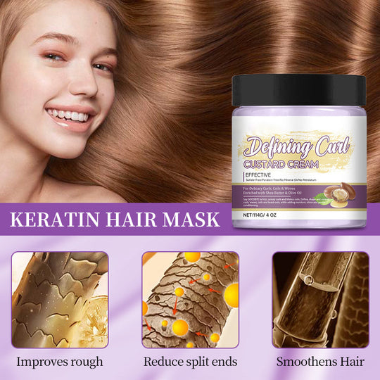 🔥Nutriente esaltatore di ricci & Balsamo riparatore🌟 Ricci morbidi e senza crespo in pochi minuti!