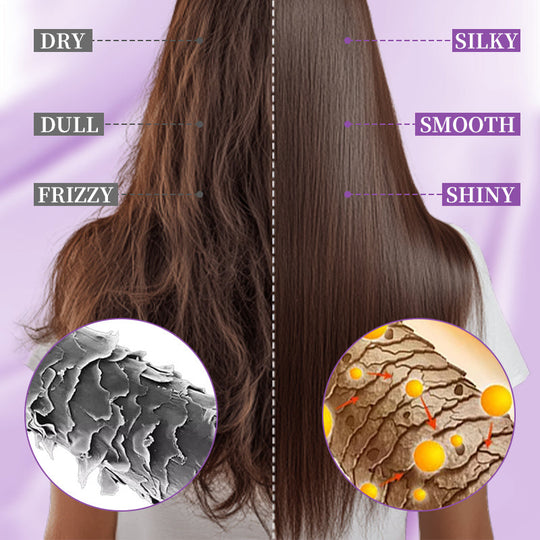 🔥Nutriente esaltatore di ricci & Balsamo riparatore🌟 Ricci morbidi e senza crespo in pochi minuti!