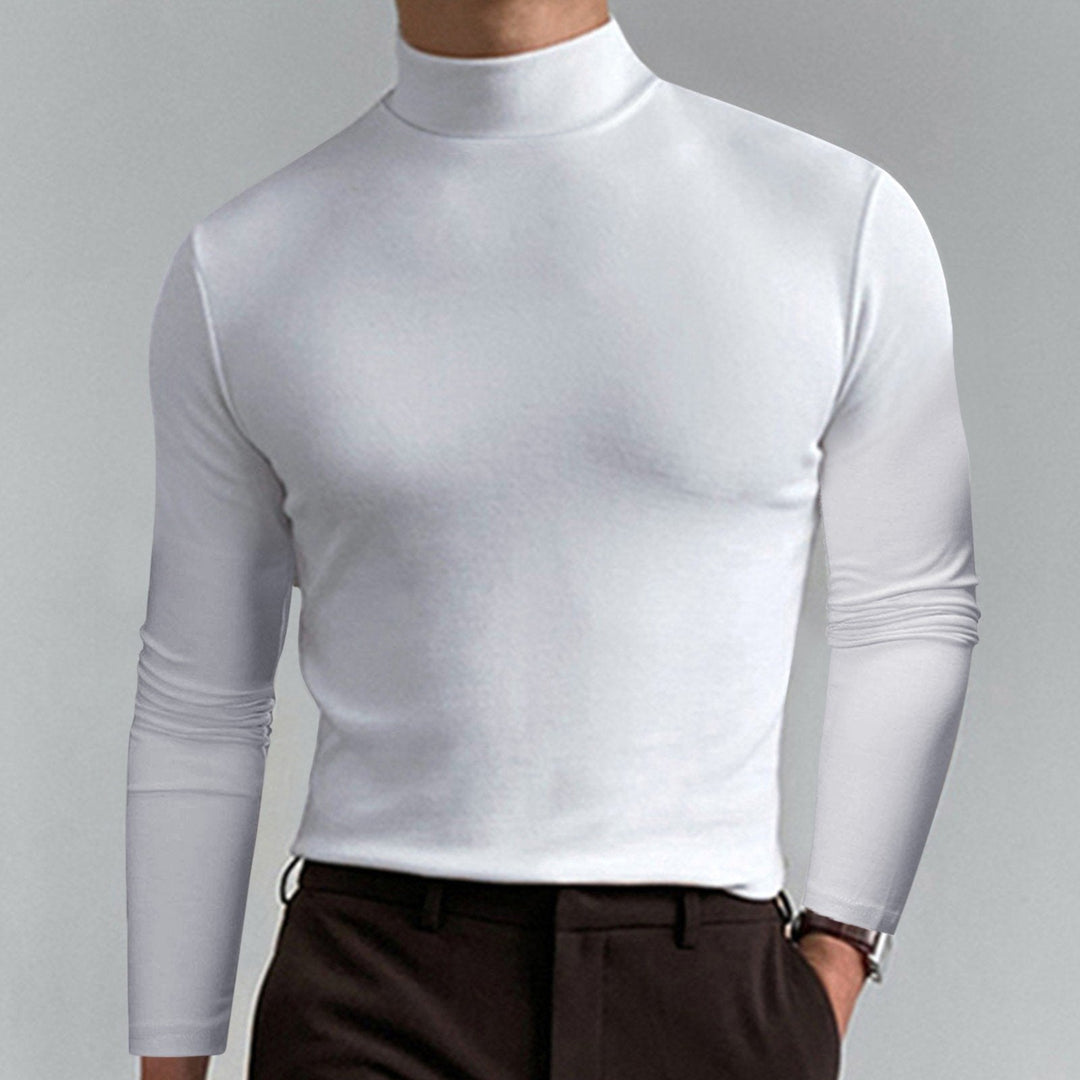 🔥Mens High Neck Slim Fit Long Sleeve T-shirt