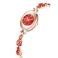 ✨【PETITE PERFECT】Women's Colored Zircon Bracelet Watch⌚ | Ultra-Thin | Gift Box Included
