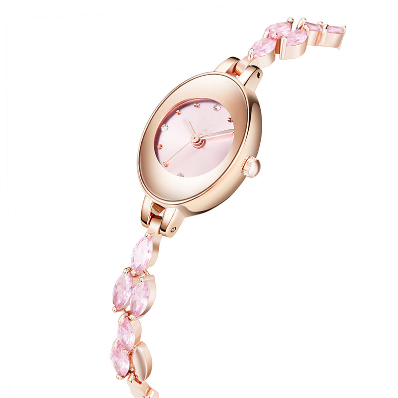 ✨Montre-bracelet pour femme avec zircon coloré⌚ | Comprend 4 bracelets de couleur&Coffret cadeau