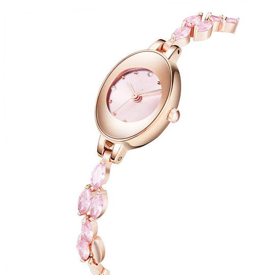 ✨Montre-bracelet pour femme avec zircon coloré⌚ | Comprend 4 bracelets de couleur&Coffret cadeau