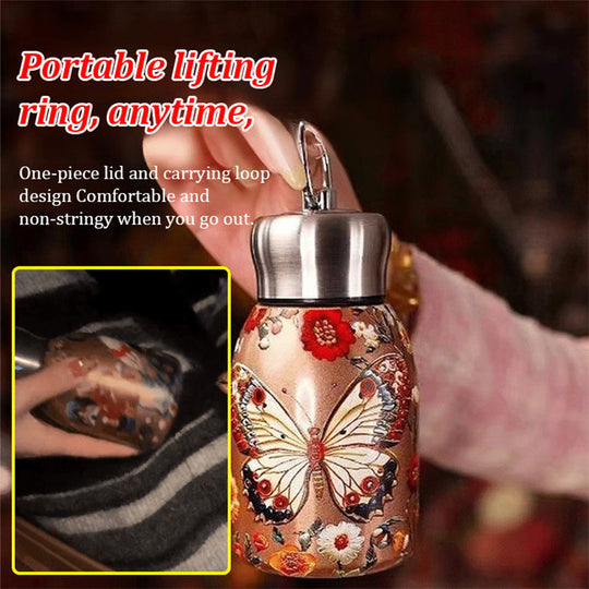 🎁Geschenkidee im Sonderangebot: 49 % Rabatt🔥Tragbare, isolierte Wasserflasche für den Außenbereich