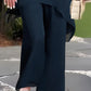 🦋【50% OFF】Charming Irregular Top & Wide Leg Pants Set🦋 | Self-Smoothing Fabric | Diagonal Seam Technology | High-Waisted Wide Leg Pants