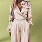 🌸NEW HOT SALE🌸Effortless Elegance! ✨ Women’s V-Neck Top & Wide-Leg Pants 2-Piece Set💃 – Chic & Comfortable!