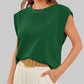 🔥Summer Hot Sale 50% Off 🩷 Solid Color Round Neck Cap Sleeve Top