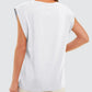 🔥Summer Hot Sale 50% Off 🩷 Solid Color Round Neck Cap Sleeve Top